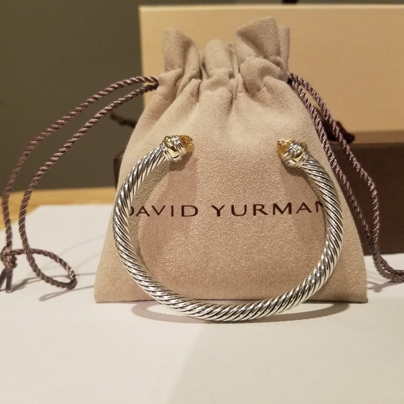 SOLD!! David Yurman Chatelaine, Cable Monganite Bracelets - Picture 7 of 8
